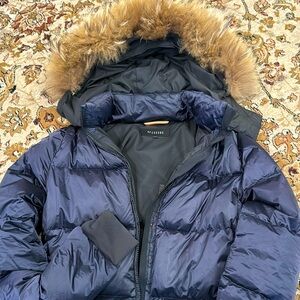 Navy puffer coat Gertrude+Gaston